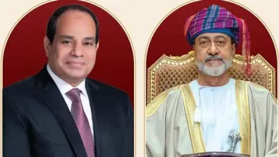 السيسي وسلطان عمان يتفقان على تعزيز جهود خفض التصعيد واستعادة الاستقرار الإقليمي