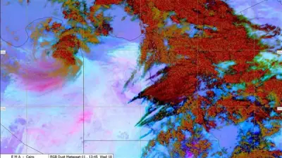 انخفاض الرؤية الأفقية وأمطار غزيرة تضرب مناطق متفرقة من مصر الأربعاء