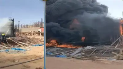 مصدر أمني ينفي انفجاراً بالقاهرة ويكشف حقيقة الحريق في مبنى تحت الإنشاء