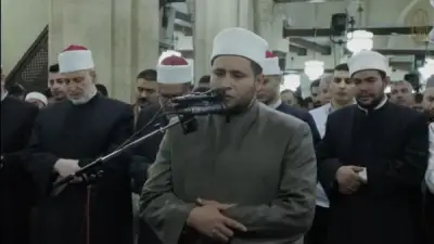 الشيخ إبراهيم البهنجاوي إمام القبلة بالأزهر يتعرض لنزيف حاد بالمخ وينقل للمستشفى