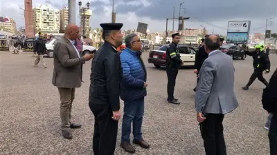 محافظ الدقهلية يتفقد الاستعدادات المرورية في المنصورة استعدادًا لعيد الفطر