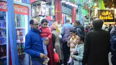 زحام غير مسبوق في وسط البلد لشراء ملابس العيد والتسالي ليلة العيد