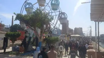 احتفالات عيد الفطر في كفر الشيخ: توافد المواطنين على الحدائق والمتنزهات بدسوق