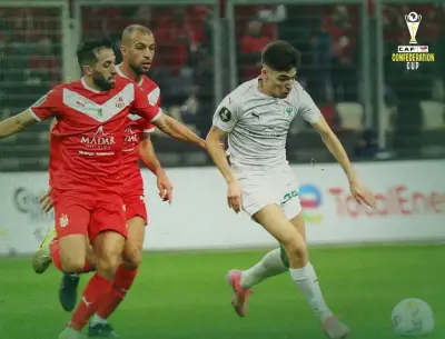 المصري يتعادل سلبياً مع شباب بلوزداد الجزائري في ذهاب كأس الكونفدرالية