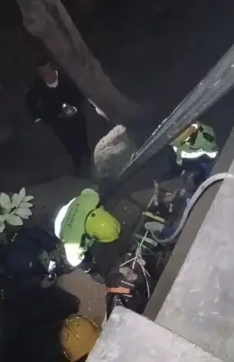 الحماية المدنية تنقذ شخصًا من سقوط محتمل من أعلى سور كورنيش الإسماعيلية