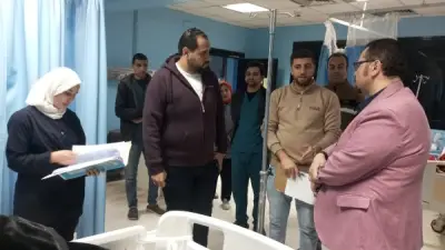 وكيل صحة الشرقية يتفقد مستشفى ديرب نجم خلال عطلة عيد الفطر المبارك