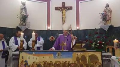 مطران الكنيسة اللاتينية يفتتح يوبيل القديس فرنسيس الآسيزي بلقاء روحي في الأقصر