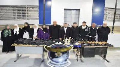 القبض على عصابة تدعي تقديم خدمات أمنية ترتدي ملابس تشبه الشرطة في الجيزة