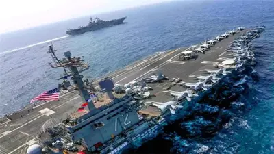 القيادة الوسطى الأمريكية: عمليات الطيران الحربي مستمرة على حاملة الطائرات أبراهام لينكولن