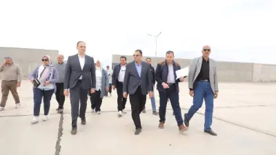 محافظ دمياط يتفقد مجمع تدوير المخلفات الصلبة في أبو جريدة لمتابعة سير الأعمال