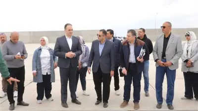 محافظ دمياط يتفقد مجمع تدوير المخلفات بأبو جريدة لمتابعة خطوط الإنتاج والفرز