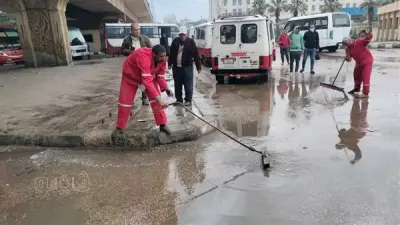 محافظة الشرقية تدفع بمعدات شفط المياه لمواجهة الأمطار وتحقيق السيولة المرورية