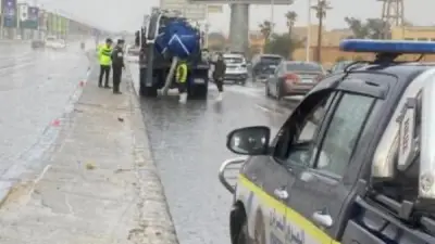 وزارة الداخلية تكثف جهودها لمواجهة موجة الطقس السيئ وتسيير حركة المرور