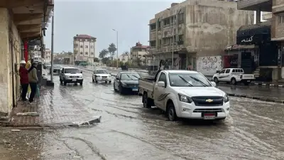 شمال سيناء ترفع درجة الاستعداد لليوم الثاني مع استمرار الأمطار الغزيرة