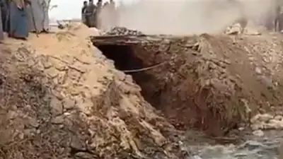 تسرب مفاجئ في ترعة بالمنيا يغمر أراضي زراعية والسلطات المحلية تتدخل عاجلاً