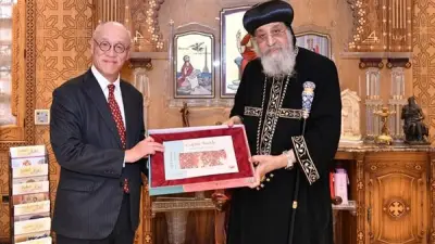 البابا تواضروس يؤكد أهمية التعاون المصري الياباني في التعليم لتنمية المجتمع