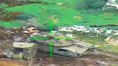 حزب الله يعلن استهداف دبابتي ميركافا في القنطرة وإصابات مباشرة بالصواريخ الموجهة