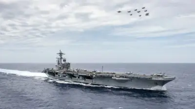 حاملة الطائرات الأمريكية جورج بوش تتجه إلى الشرق الأوسط وسط تصعيد عسكري محتمل