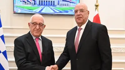 بدوي يستقبل نظيره اليوناني: تعزيز التعاون الاقتصادي والبرلماني بين مصر واليونان