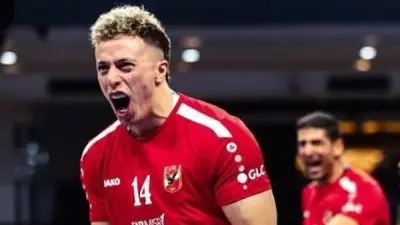 لاعب الطائرة بالأهلي سيف عابد يُعلن إصابته بقطع في الرباط الصليبي وسط دعم جماهيري