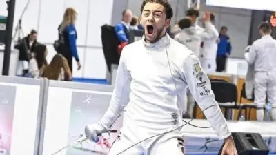 وزير الشباب والرياضة يهنئ محمد السيد ببرونزية كأس العالم لسيف المبارزة في كازاخستان