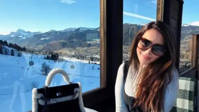 أسما إبراهيم تخطف الأنظار بإطلالة شتوية أنيقة وسط الثلوج.. صور