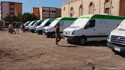 قافلة طبية شاملة تقدم خدمات صحية مجانية لأهالي قرية حرارة بحوش عيسى في البحيرة