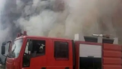 الحماية المدنية بالجيزة تنقذ أمًا وأطفالها من حريق بأوسيم بعد محاصرتهم على السطح