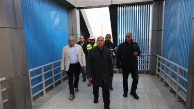 وزير النقل يتفقد التشطيبات النهائية للمرحلة الثانية من مشروع الأتوبيس الترددي السريع BRT