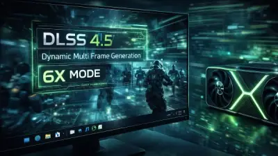 إنفيديا تطلق DLSS 4.5 Multi Frame لرفع معدل الإطارات في الألعاب حتى 6 أضعاف
