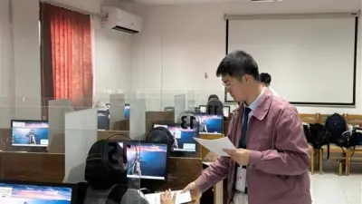 معهد كونفوشيوس بجامعة قناة السويس ينظم اختبارات HSK وHSKK بمشاركة 93 دارسًا