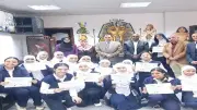 تكريم 16 طالبة من مدرسة عوض السيد الثانوية بأسوان لحصولهن على شهادة TOFAS اليابانية
