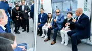 الرئيس السيسي يفتتح مشروع مونوريل شرق النيل ومنطقة النهر الأخضر بالعاصمة الجديدة