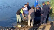 غرق طفلين في المنيا بعد انقلاب تروسيكل بترعة الخازندار بسمالوط