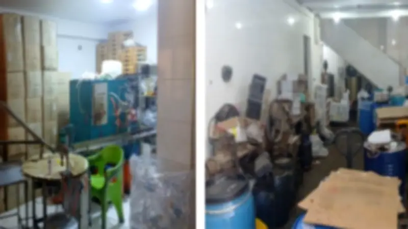 ضبط 10 أطنان مستلزمات طبية مجهولة المصدر في الغربية