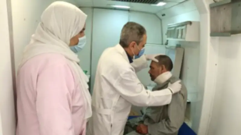 1222 خدمة طبية مجانية لأهالي قرية مهدية بالمنيا ضمن حياة كريمة