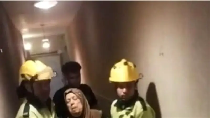 الحماية المدنية تنقذ مسنة من الطابق الـ13 في النزهة بعد تعطل المصعد