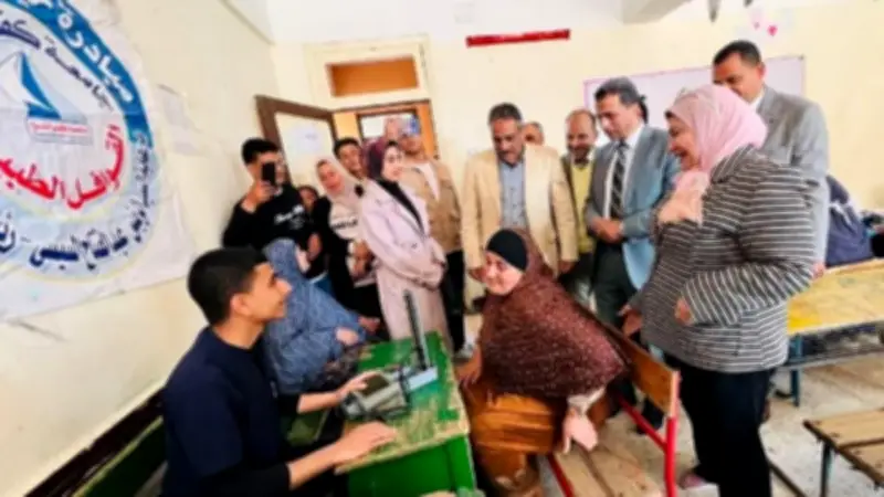 قافلة طبية مجانية بكفر الشيخ تفحص وتعالج 1422 مواطنًا في يوم واحد