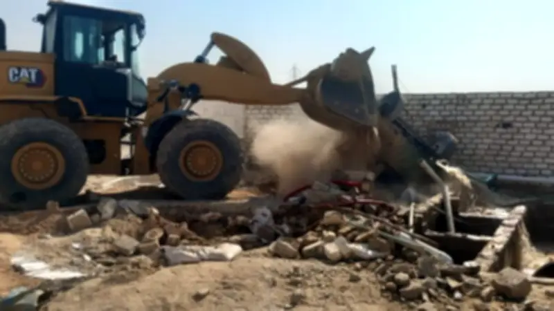 قنا: إزالة 15 حالة تعدٍ و4 طواحين ذهب غير مرخصة في حملة موسعة بمركز قوص