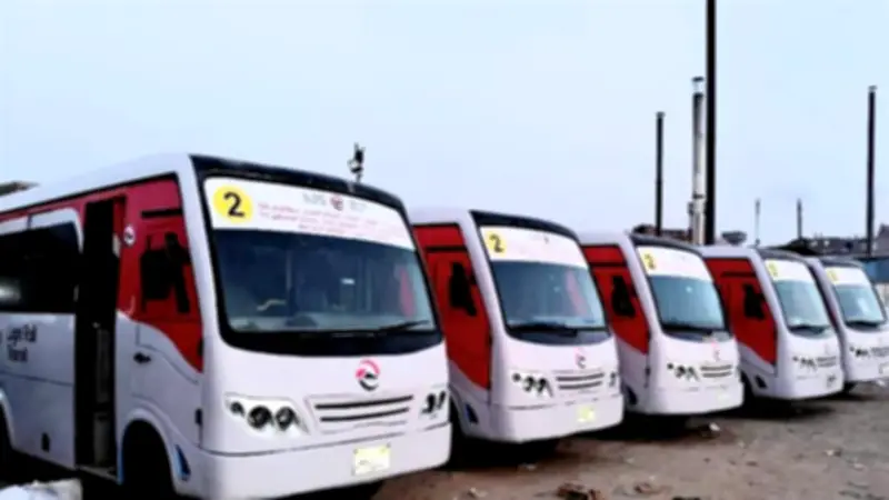 تشغيل 18 ميني باص لربط الشروق بمحطة القطار الكهربائي الخفيف