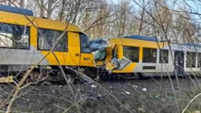 إصابة 18 شخصاً في تصادم قطارين بالدنمارك بينهم 5 بحالة حرجة