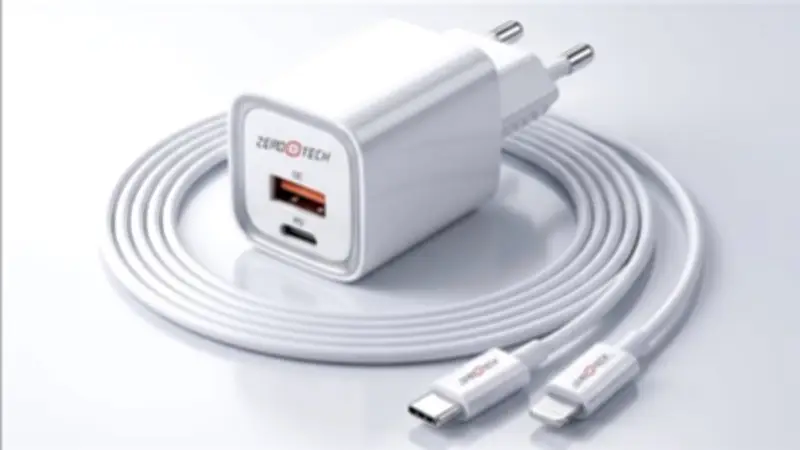 شاحن زيروتك 20 واط معتمد من آبل رسمياً للهواتف والأجهزة اللوحية