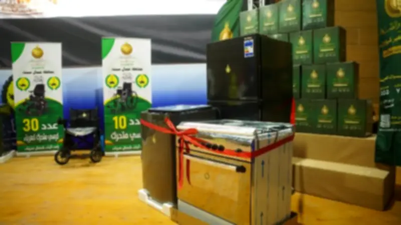 بيت الزكاة يوزع 200 طن غذاء و50 جهاز عروسة و40 كرسيًا متحركًا لأهالي شمال سيناء