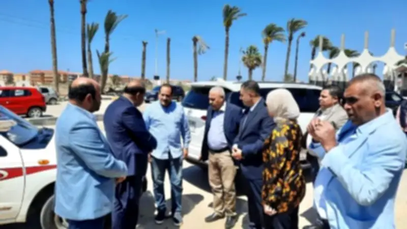 محافظ دمياط يتفقد خط المياه الناقل لرأس البر استعدادًا لصيف 2026