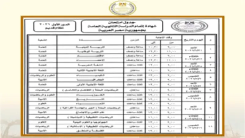 وزارة التعليم تتيح فرصتين لتحسين نتائج امتحانات الثانوية العامة 2026 لطلاب مدارس STEM