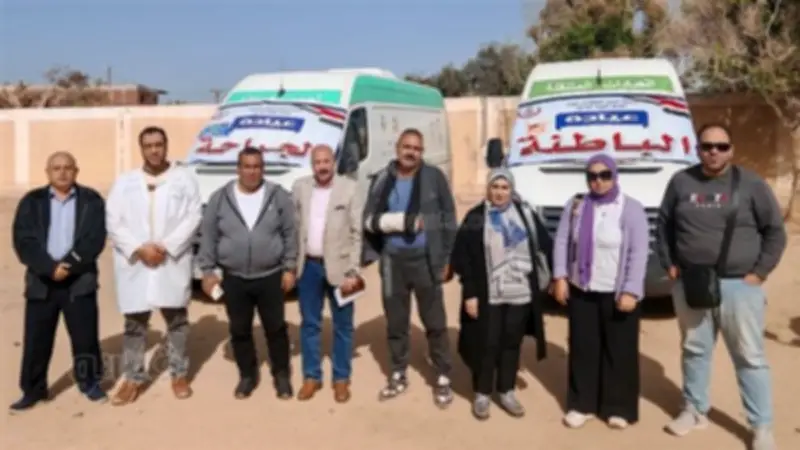 قافلة طبية تقدم 2428 خدمة مجانية في مركز الفشن ببني سويف