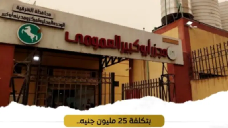 بدء التشغيل التجريبي لمجزر أبو الكبير بالشرقية بتكلفة 25 مليون جنيه