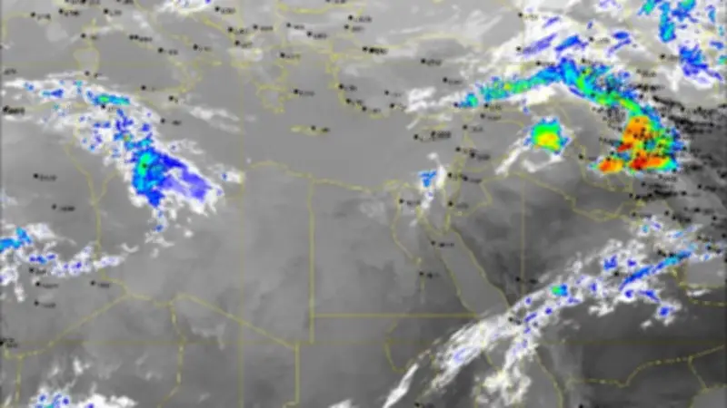 تكاثر السحب وأمطار متوسطة اليوم الاثنين 27 أبريل 2026