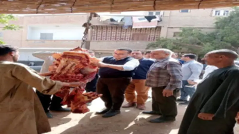 ضبط 277 كجم لحوم ودواجن غير صالحة بالمنيا واتخاذ إجراءات قانونية