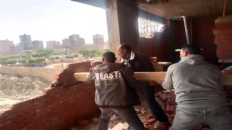 تنفيذ 3 حالات إزالة لتعديات على الأراضي الزراعية ببني مزار ضمن الموجة 28